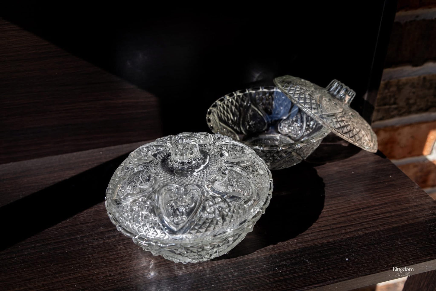 Vintage KIG Malaysia Candy Dishes with Lids