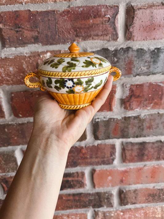 Italian Pottery Candle