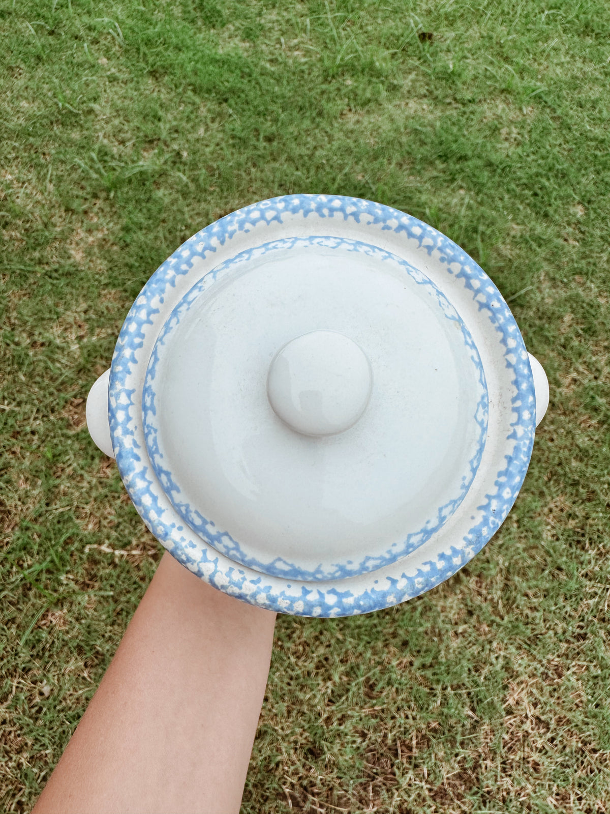 Corelle Blue Heart Candle