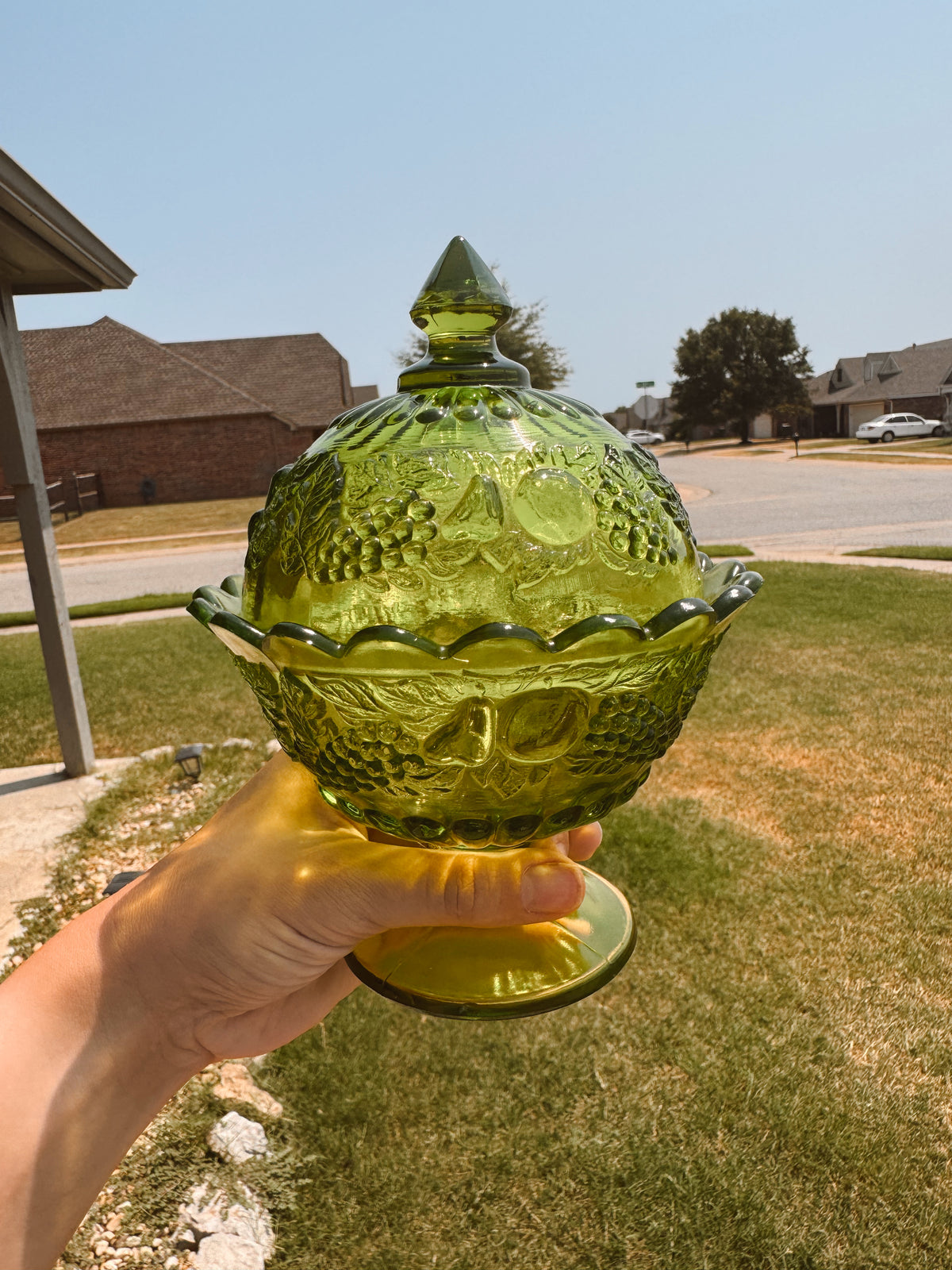 Westmoreland Olive Green Candle