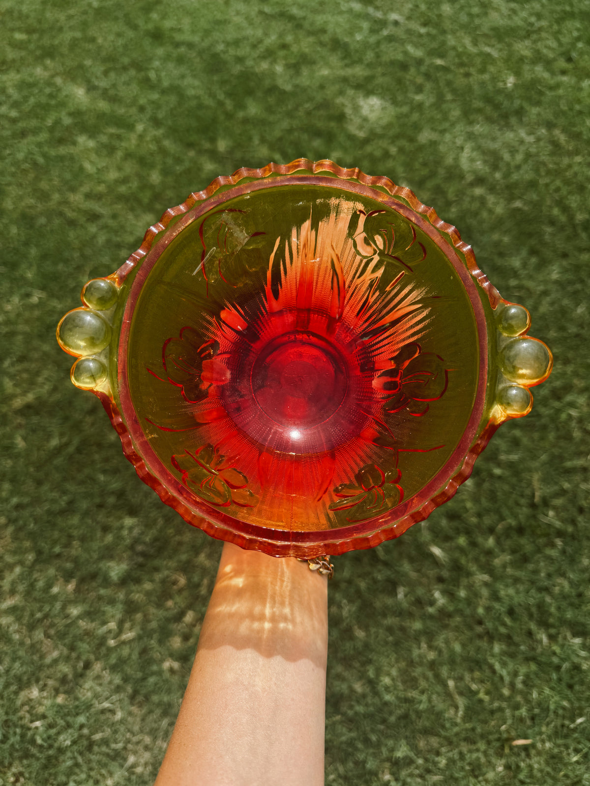 Jeanette Amberina Ombré Candle