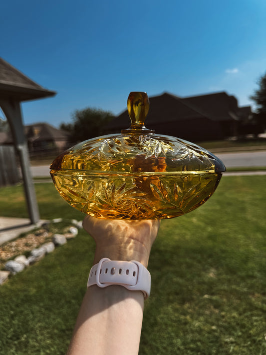 Hazel Atlas Triangle Candle